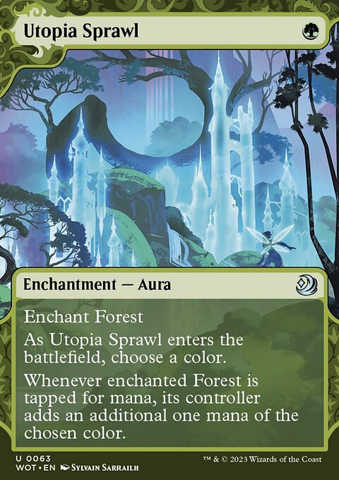 Utopia Sprawl, Wilds of Eldraine: Enchanting Tales #63, Magic: The Gathering card