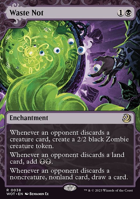 Waste Not, Wilds of Eldraine: Enchanting Tales #38, Magic: The Gathering card