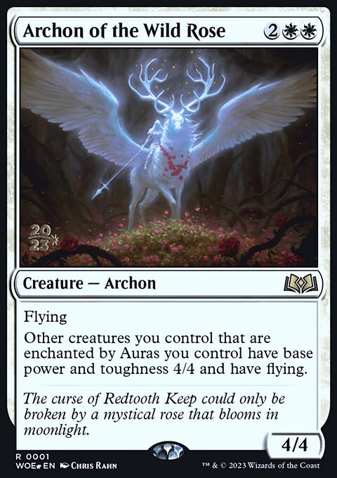 Archon of the Wild Rose, Wilds of Eldraine Promos #1s, Magic: The Gathering card