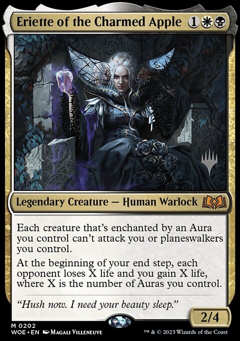 Eriette of the Charmed Apple, Wilds of Eldraine Promos #202p, Magic: The Gathering card