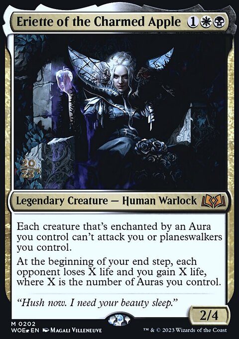 Eriette of the Charmed Apple, Wilds of Eldraine Promos #202s, Magic: The Gathering card