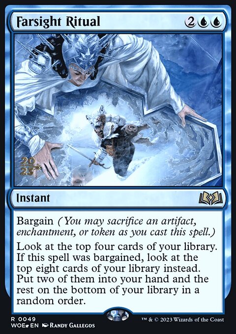 Farsight Ritual, Wilds of Eldraine Promos #49s, Magic: The Gathering card