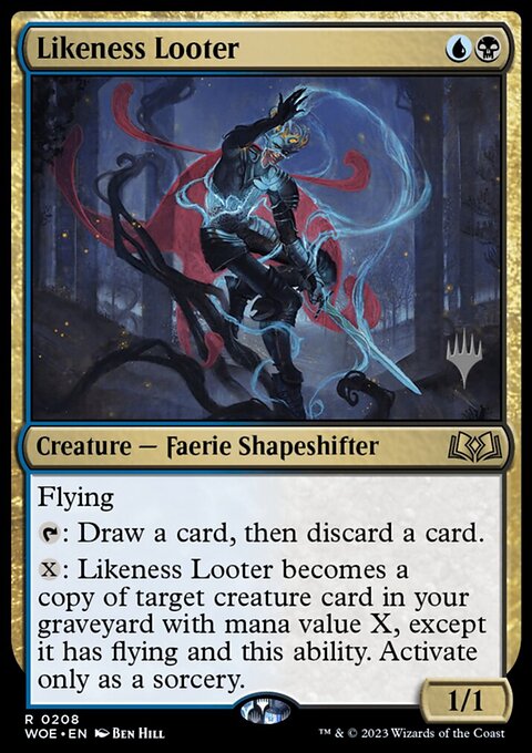 Likeness Looter, Wilds of Eldraine Promos #208p, Magic: The Gathering card