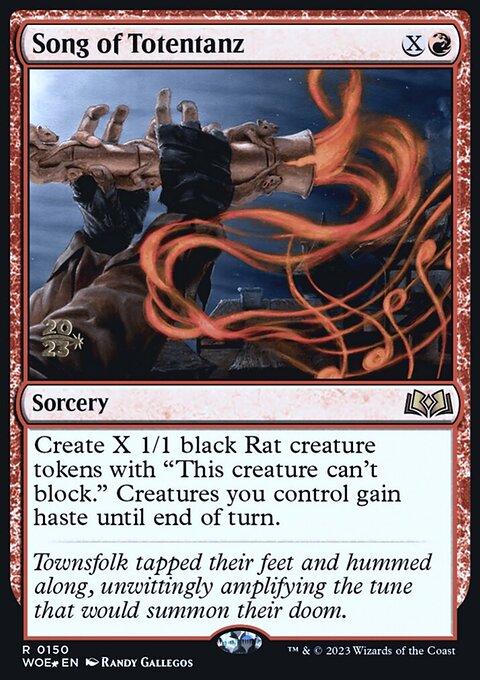 Song of Totentanz, Wilds of Eldraine Promos #150s, Magic: The Gathering card