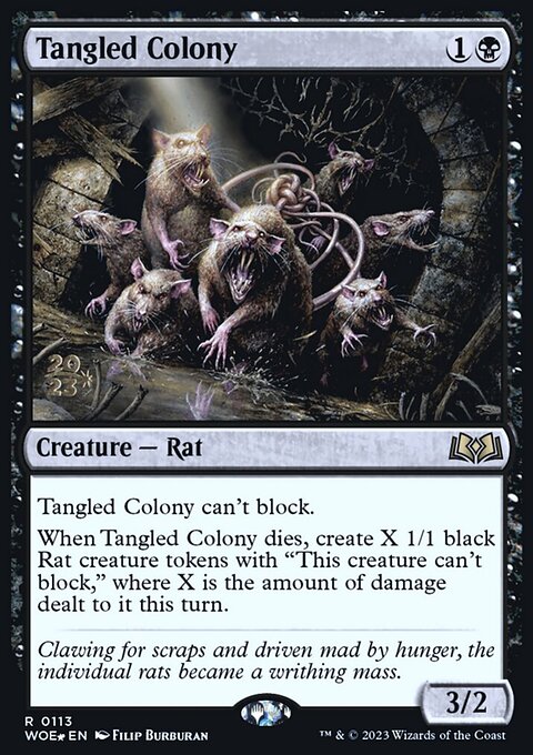 Tangled Colony, Wilds of Eldraine Promos #113s, Magic: The Gathering card