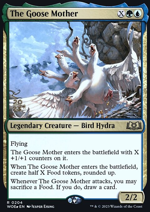 The Goose Mother, Wilds of Eldraine Promos #204s, Magic: The Gathering card