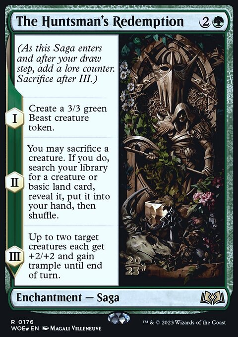 The Huntsman's Redemption, Wilds of Eldraine Promos #176s, Magic: The Gathering card