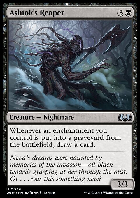 Ashiok's Reaper, Wilds of Eldraine #79, Magic: The Gathering card