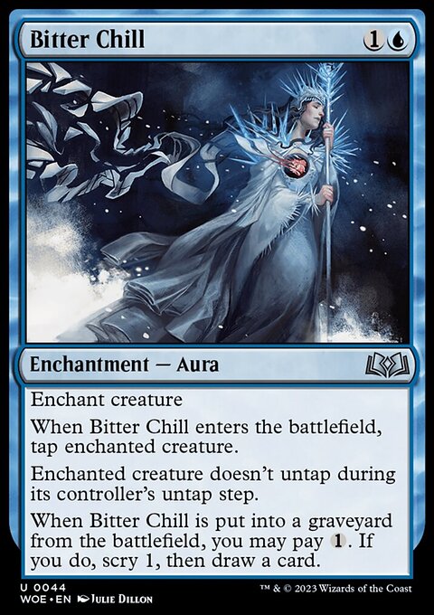 Bitter Chill, Wilds of Eldraine #44, Magic: The Gathering card