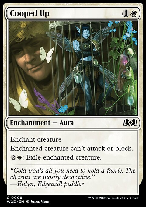 Cooped Up, Wilds of Eldraine #8, Magic: The Gathering card