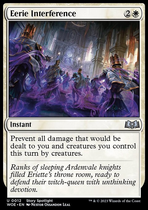 Eerie Interference, Wilds of Eldraine #12, Magic: The Gathering card