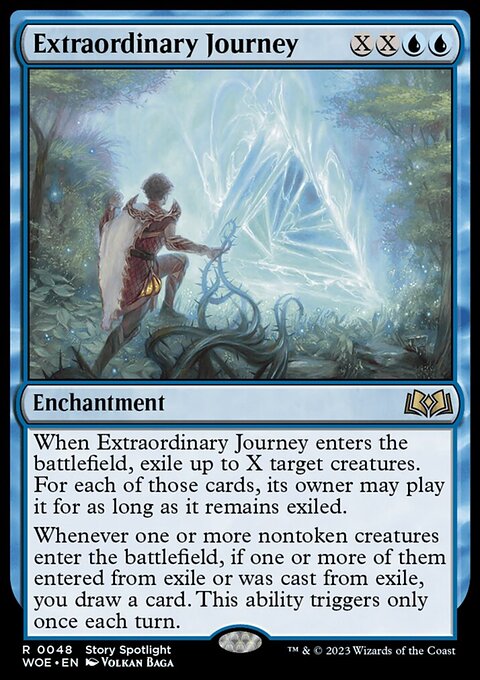 Extraordinary Journey, Wilds of Eldraine #48, Magic: The Gathering card