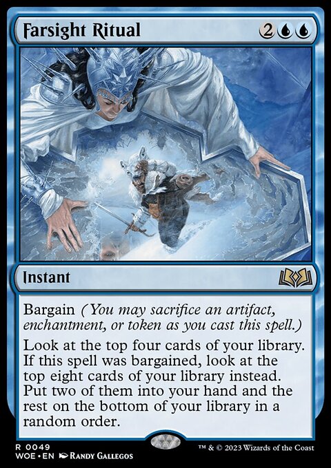 Farsight Ritual, Wilds of Eldraine #49, Magic: The Gathering card