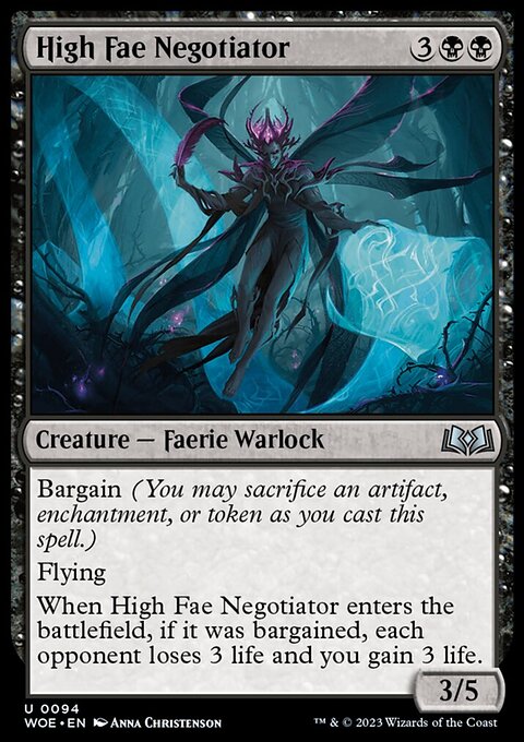 High Fae Negotiator, Wilds of Eldraine #94, Magic: The Gathering card