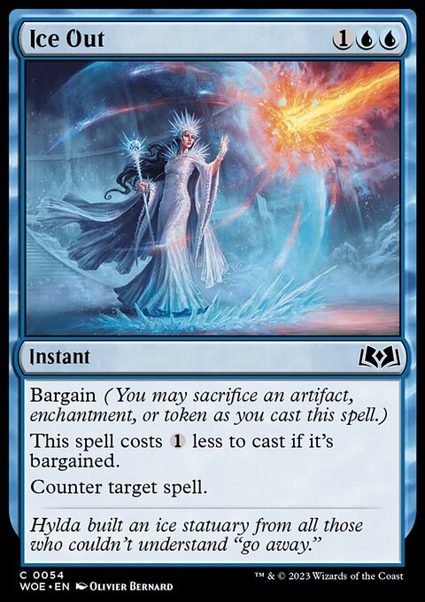 Ice Out, Wilds of Eldraine #54, Magic: The Gathering card