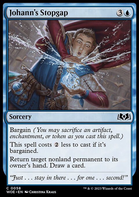 Johann's Stopgap, Wilds of Eldraine #58, Magic: The Gathering card