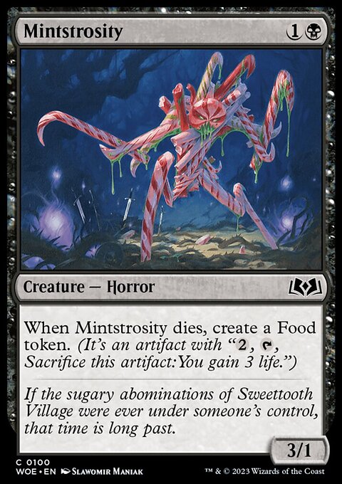 Mintstrosity, Wilds of Eldraine #100, Magic: The Gathering card
