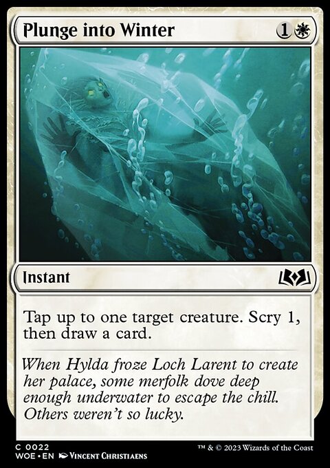 Plunge into Winter, Wilds of Eldraine #22, Magic: The Gathering card