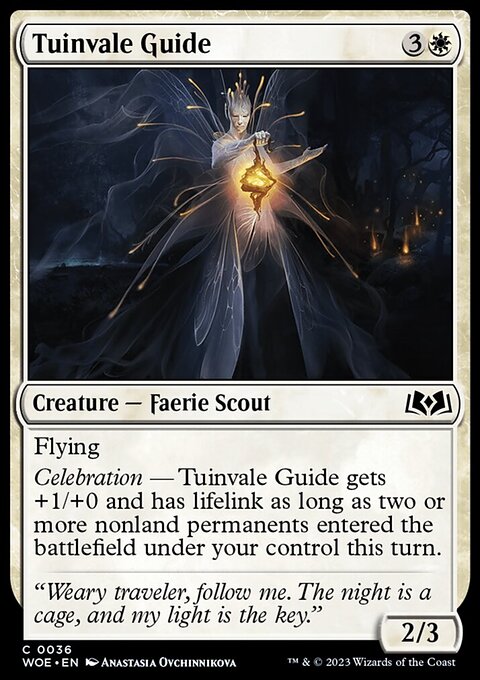 Tuinvale Guide, Wilds of Eldraine #36, Magic: The Gathering card