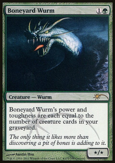 Boneyard Wurm, Wizards Play Network 2011 #84, Magic: The Gathering card