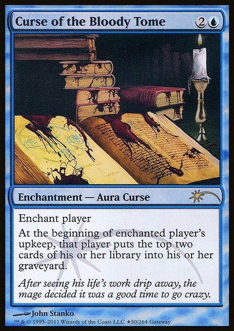 Curse of the Bloody Tome, Wizards Play Network 2011 #80, Magic: The Gathering card