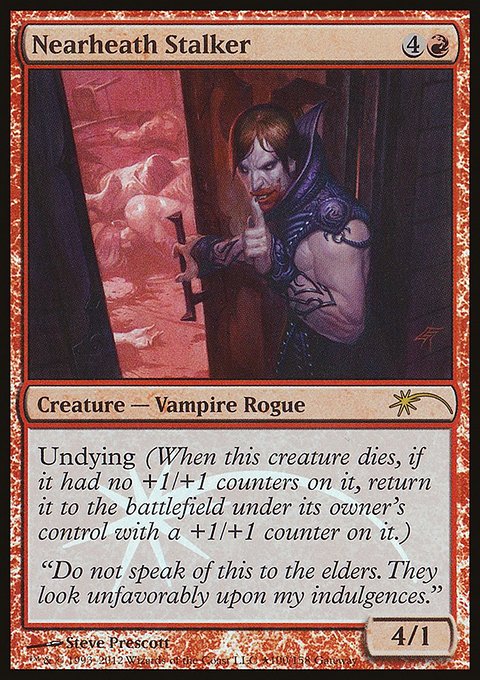 Nearheath Stalker, Wizards Play Network 2012 #82, Magic: The Gathering card