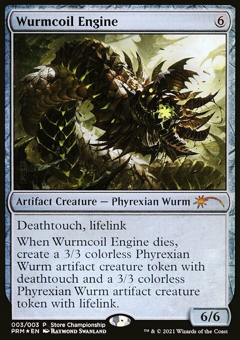 Wurmcoil Engine, Wizards Play Network 2021 #3, Magic: The Gathering card