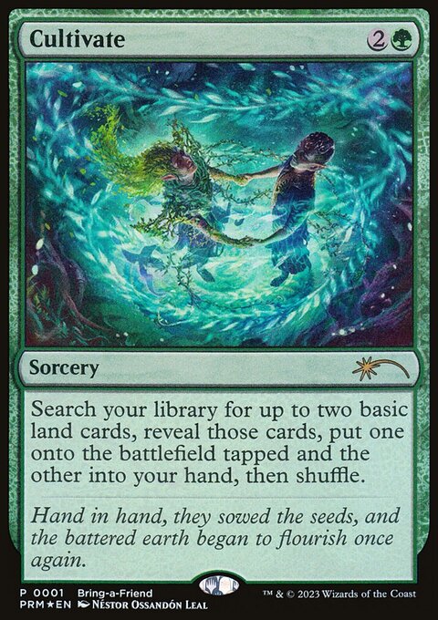 Cultivate, Wizards Play Network 2023 #6, Magic: The Gathering card