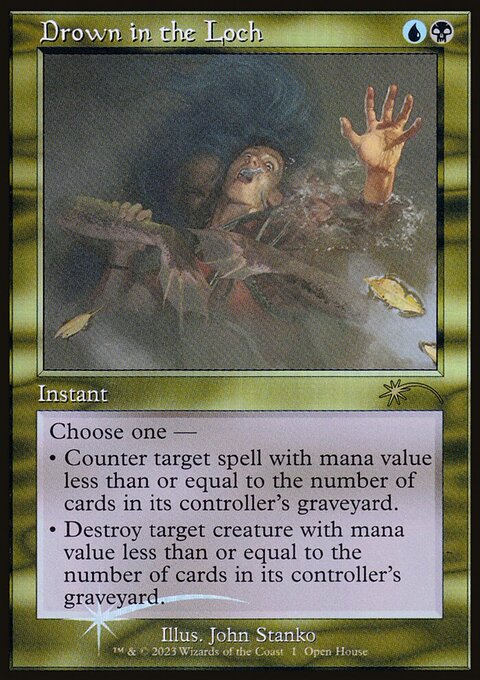 Drown in the Loch, Wizards Play Network 2023 #4, Magic: The Gathering card