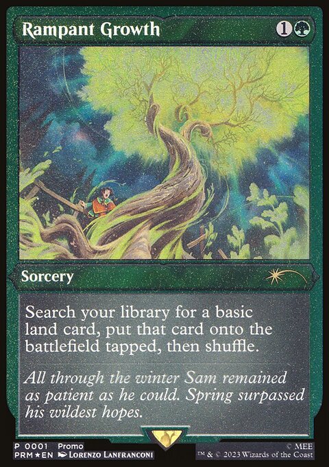 Rampant Growth, Wizards Play Network 2023 #9, Magic: The Gathering card