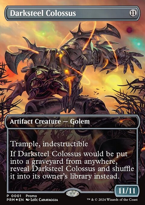 Darksteel Colossus, Wizards Play Network 2024 #19, Magic: The Gathering card