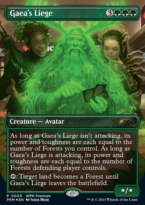 Gaea's Liege, Wizards Play Network 2024 #5, Magic: The Gathering card