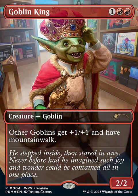 Goblin King, Wizards Play Network 2024 #4, Magic: The Gathering card