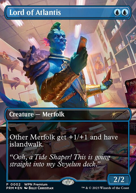 Lord of Atlantis, Wizards Play Network 2024 #2, Magic: The Gathering card