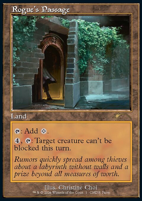 Rogue's Passage, Wizards Play Network 2024 #10, Magic: The Gathering card