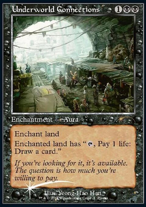 Underworld Connections, Wizards Play Network 2024 #9, Magic: The Gathering card
