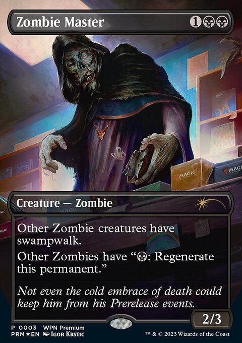 Zombie Master, Wizards Play Network 2024 #3, Magic: The Gathering card