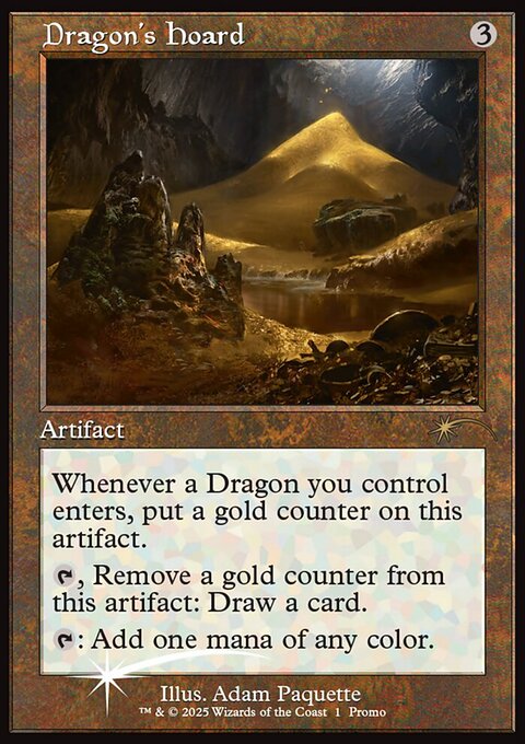 Dragon's Hoard, Wizards Play Network 2025 #18, Magic: The Gathering card