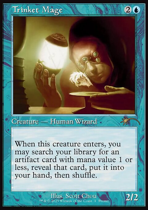 Trinket Mage, Wizards Play Network 2025 #8, Magic: The Gathering card