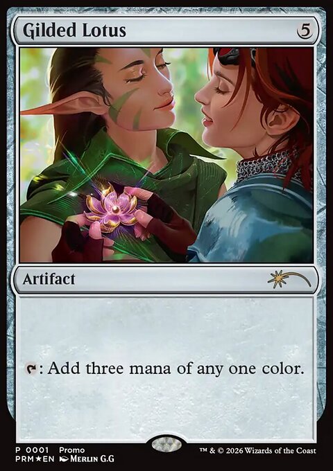 Gilded Lotus, Wizards Play Network 2026 #3, Magic: The Gathering card