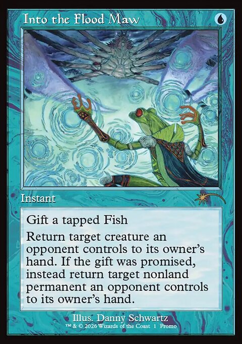 Into the Flood Maw, Wizards Play Network 2026 #8, Magic: The Gathering card