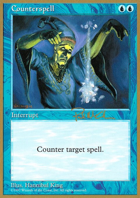 Counterspell, World Championship Decks 1997 #pm77, Magic: The Gathering card