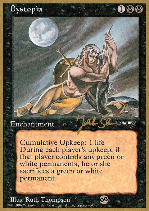 Dystopia, World Championship Decks 1997 #js47sb, Magic: The Gathering card