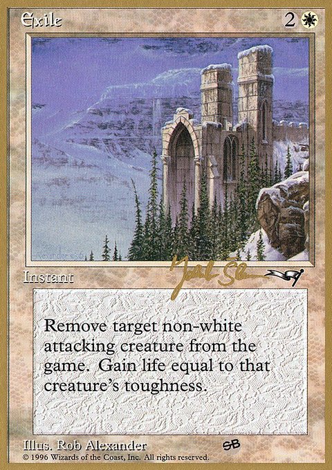 Exile, World Championship Decks 1997 #js3sb, Magic: The Gathering card