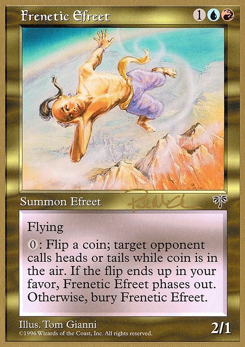 Frenetic Efreet, World Championship Decks 1997 #pm264, Magic: The Gathering card
