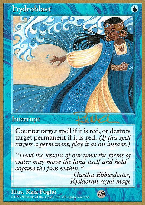 Hydroblast, World Championship Decks 1997 #pm94sb, Magic: The Gathering card