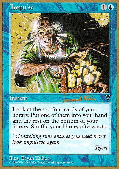 Impulse, World Championship Decks 1997 #jk34, Magic: The Gathering card