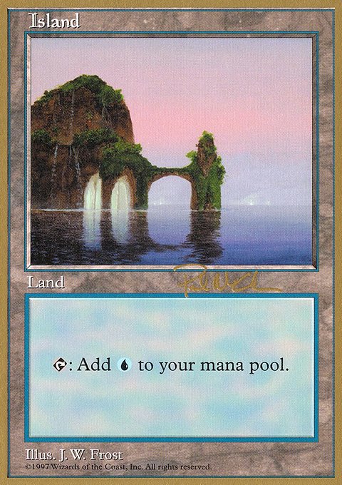 Island, World Championship Decks 1997 #pm434, Magic: The Gathering card