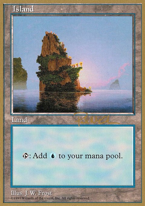 Island, World Championship Decks 1997 #pm435, Magic: The Gathering card