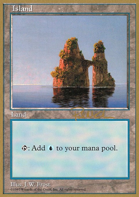 Island, World Championship Decks 1997 #pm436, Magic: The Gathering card
